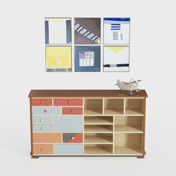 side cabinet-Colorful Mood