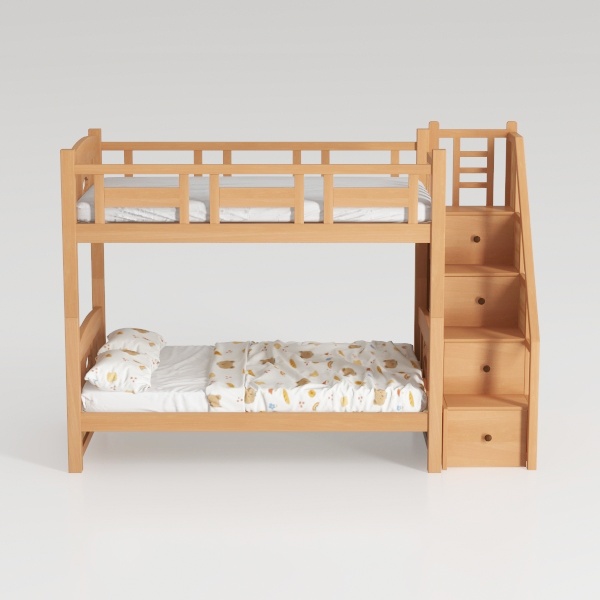 Pemberly Row Transitional Twin-Over-Twin Solid Woo