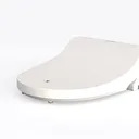 Minimalist Smart Electronic Bidet Toilet Seat 3D Model Left 45 Degree View