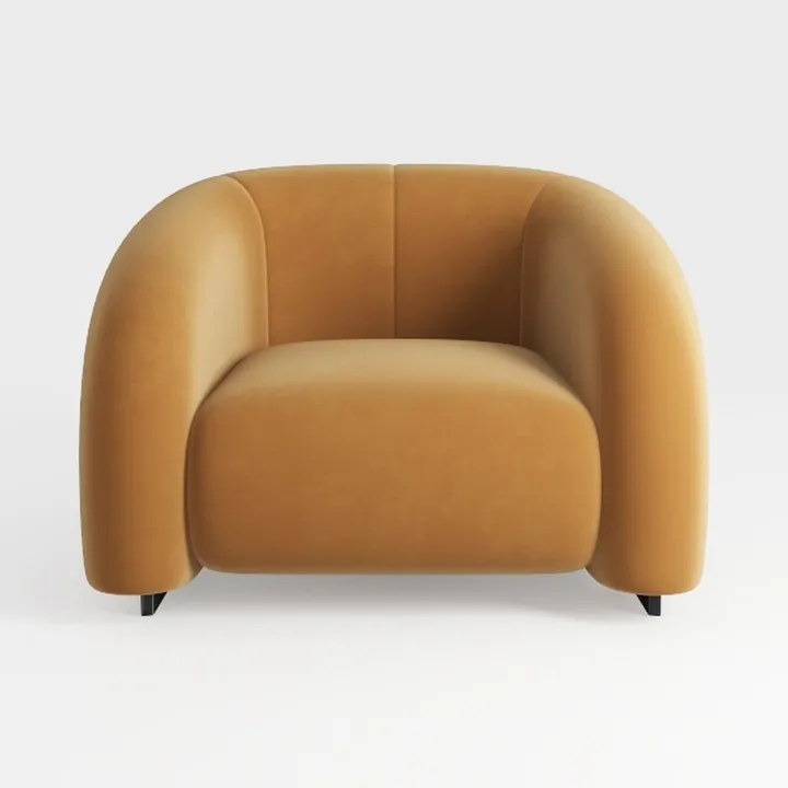 Yaheetech Yellow Chairs Set of 2, Accent Chair for