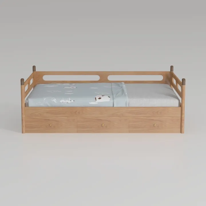 Camaflexi Mid-Century Daybed, Twin, Castanho