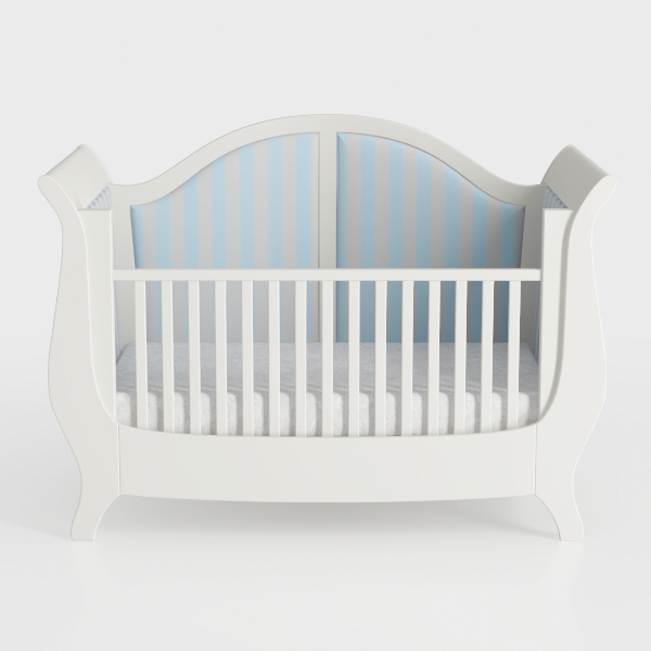 Tuscany White 4 in-1-Convertible Crib