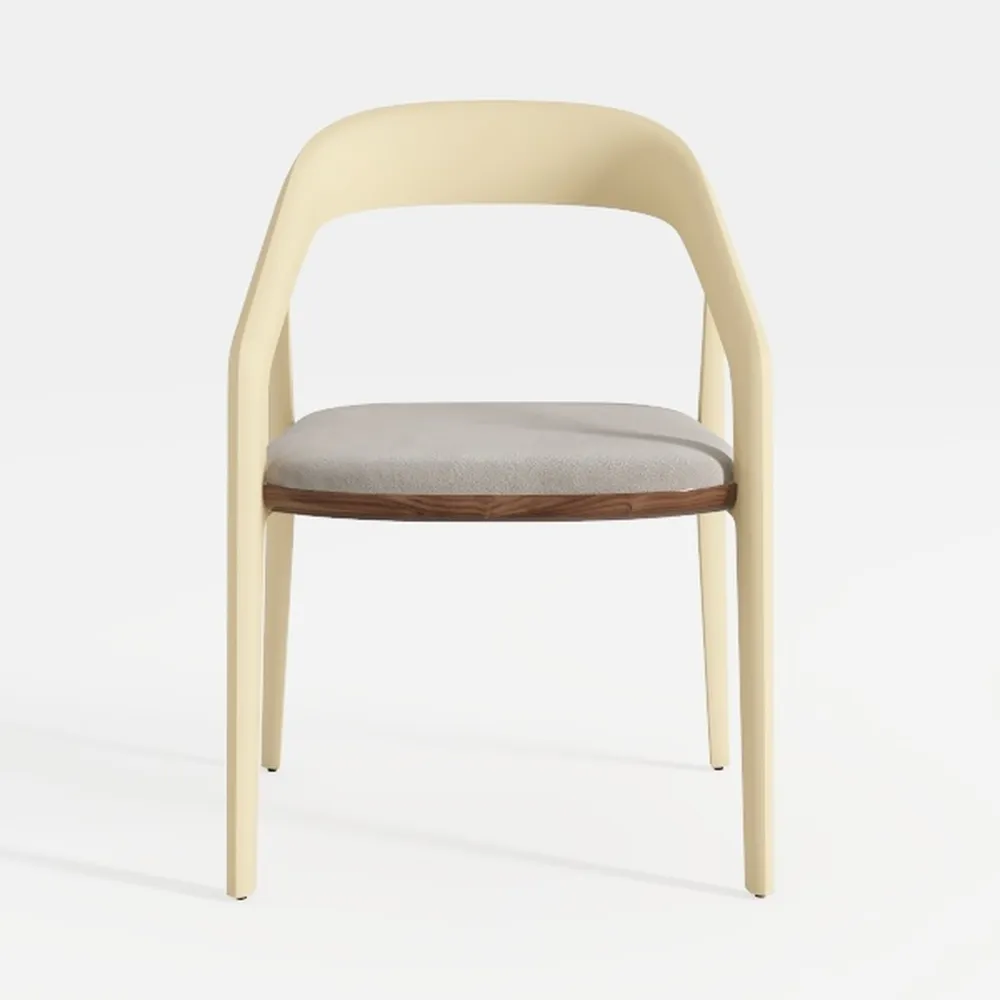 Leisure Mod Leather Dining Chair in Modern Design 