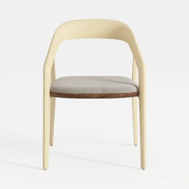 Leisure Mod Leather Dining Chair in Modern Design