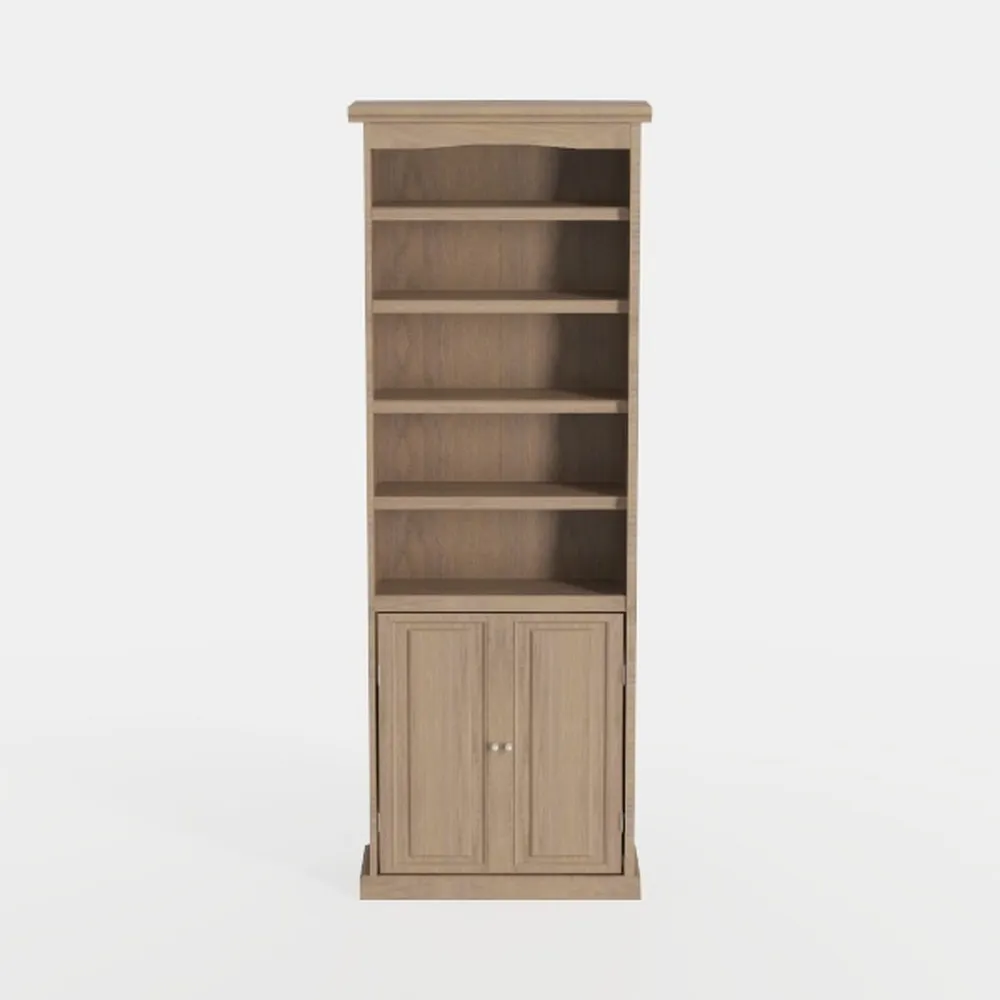 White Bookcase – Tall Bookshelf Offering Storage