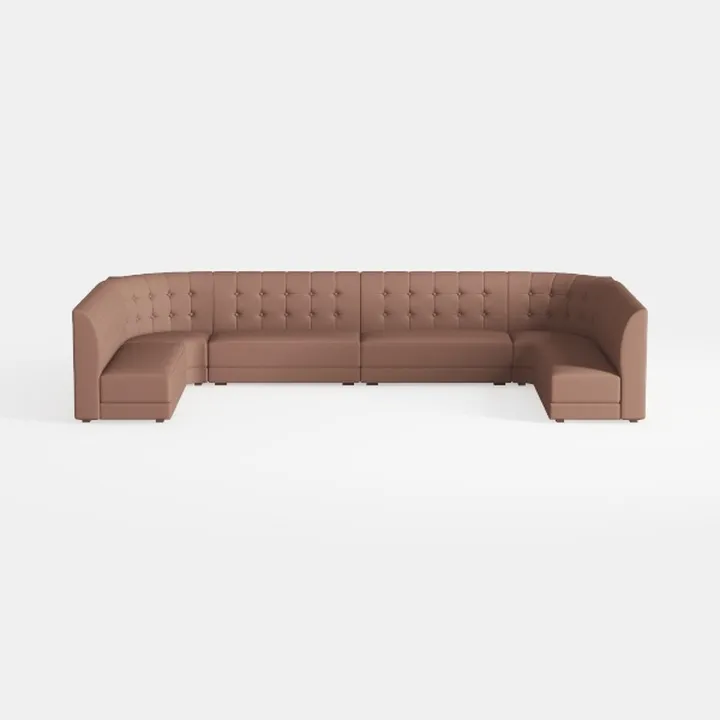 Meridian Furniture 101Brown-S8B Arc Collection