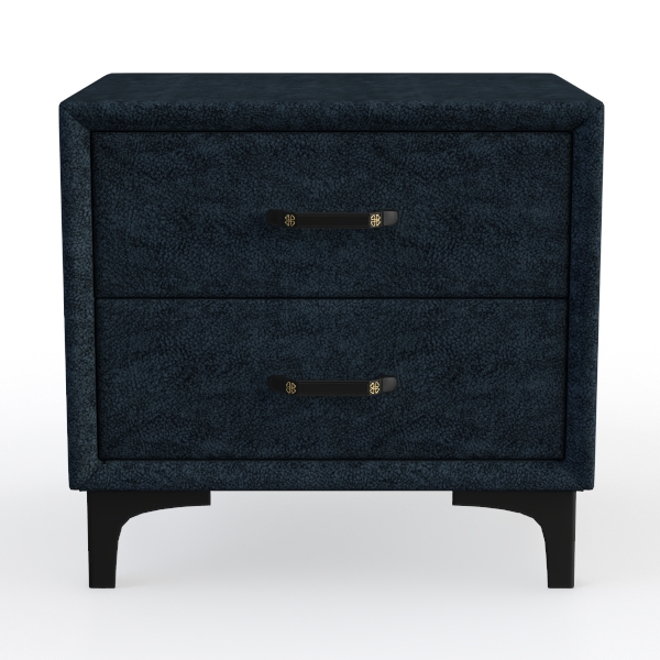 Weathered Gray Nightstand for Organized Serenity