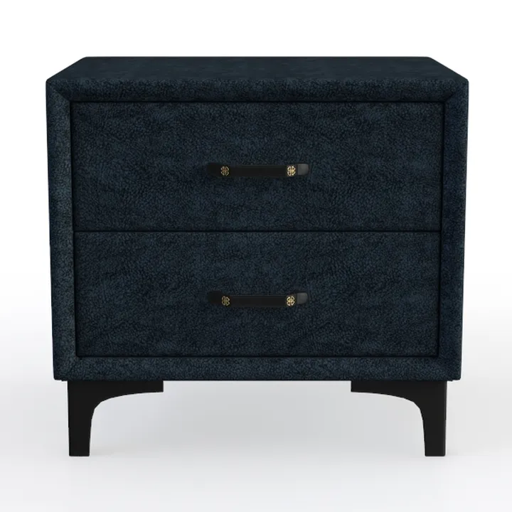 Weathered Gray Nightstand for Organized Serenity