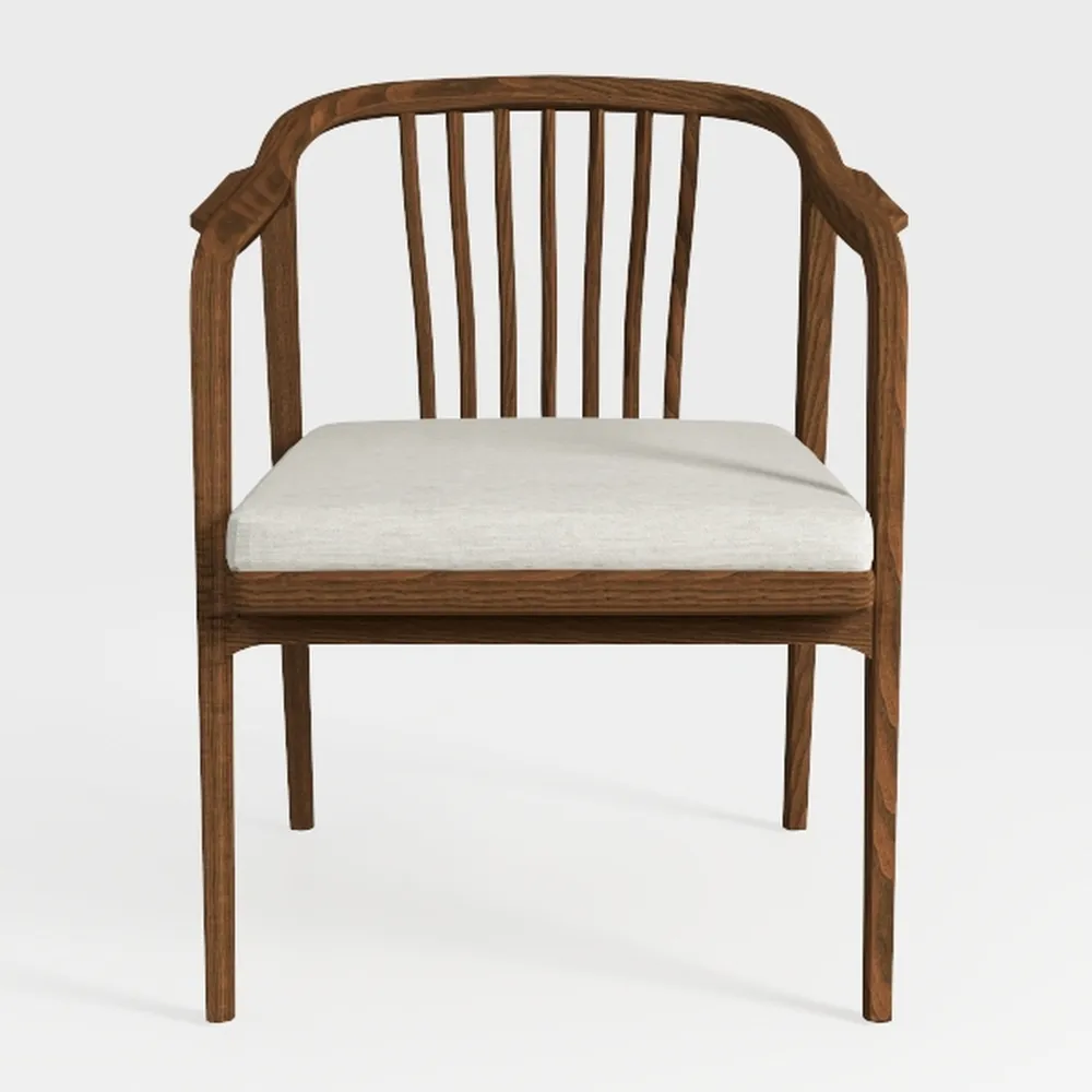 Qty 6 - Grade-A Teak Wood Luxurious Solo/Single Fe