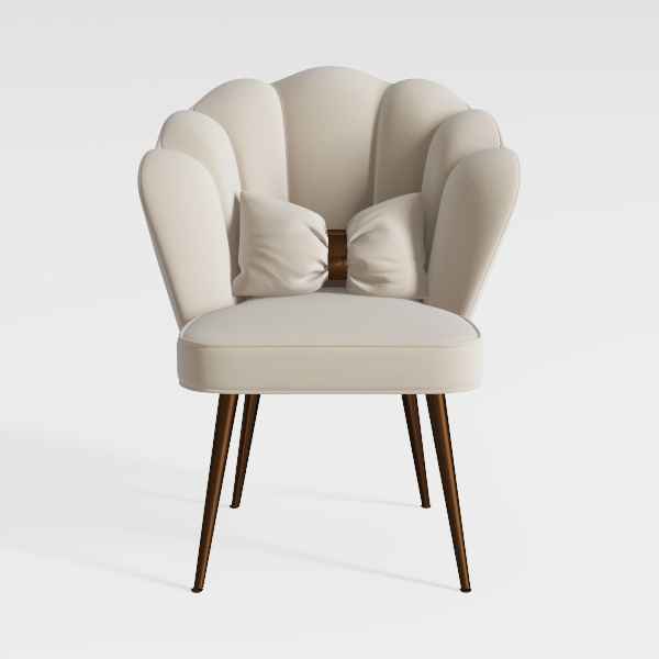 Kiztir Velvet Dining Chairs Set of 4, 4 Piece