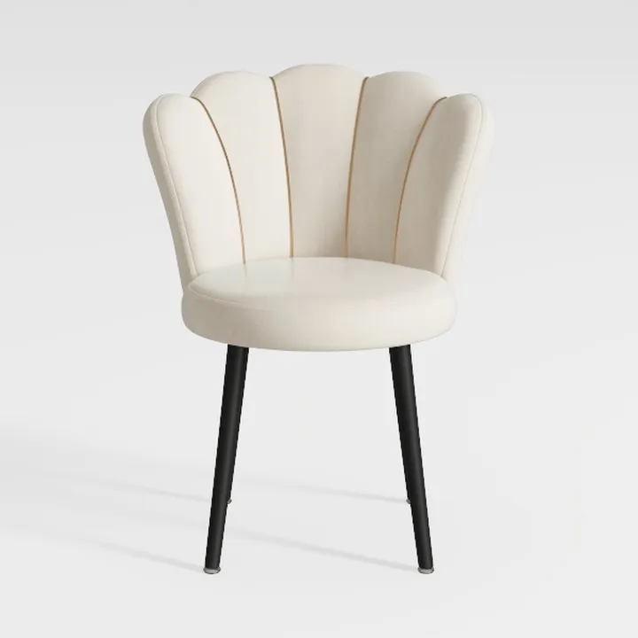 Velvet Dining Chairs Set of 2, Modern Upholstered