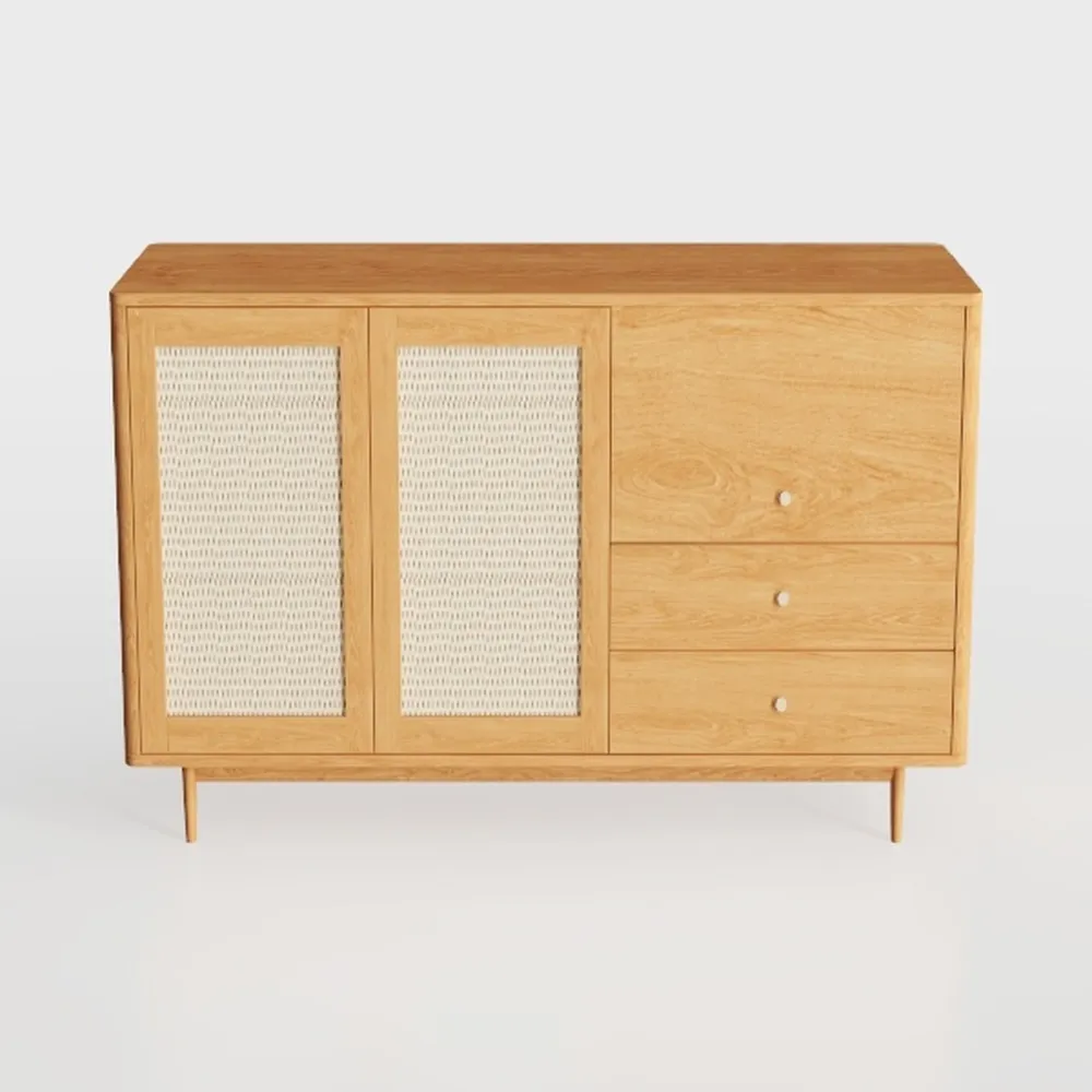 Accent Storage Cabinet Set of 2 Sideboard with