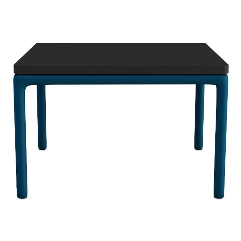 AECOJOY 60" Outdoor Dining Table, Aluminum Patio