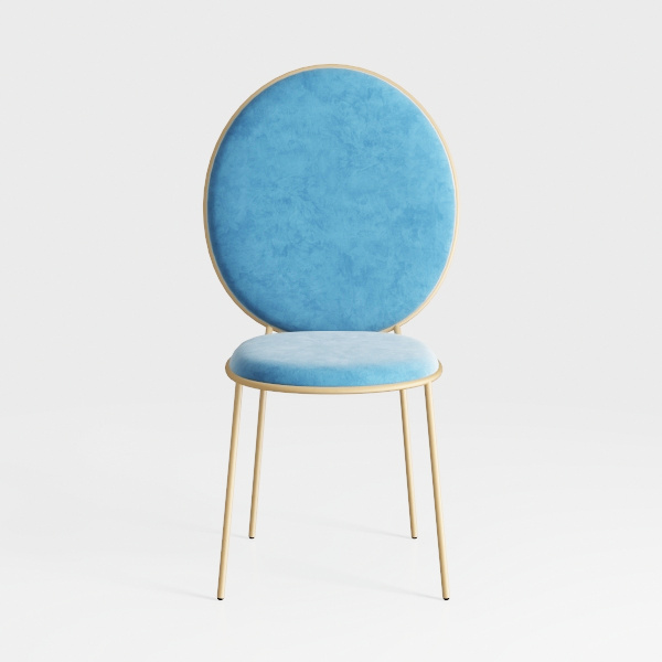 SAFAVIEH Home Collection Dublyn Light Blue Velvet/