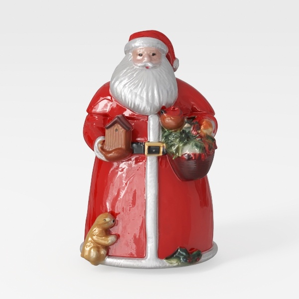 Magic of Christmas Santa Cookie Jar_ai generated