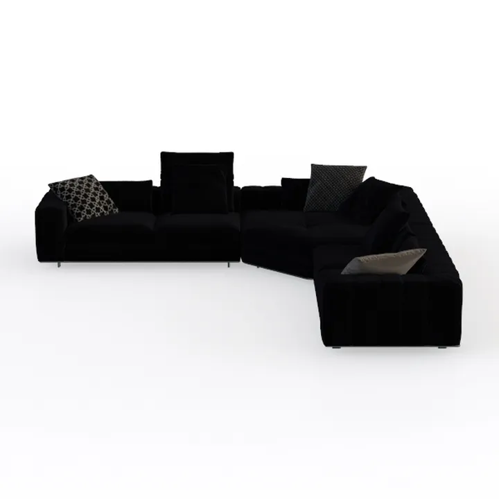 Modular Sectional Couch, 113" L Shaped Cloud