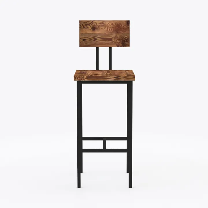 TRESTLE 23.75 in. Reclaimed Brown/Gun Metal Wood C