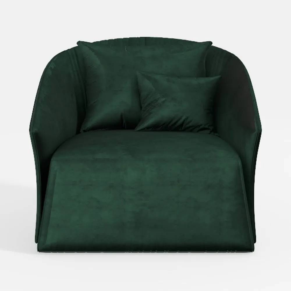 Velvet Swivel Accent Chair with 360 Rotation