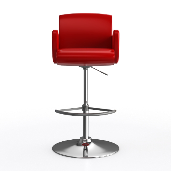 Yaheetech Bar Stools Set of 2, PU Leather