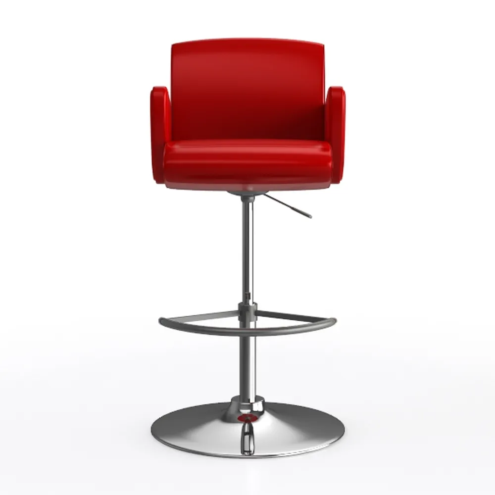 Yaheetech Bar Stools Set of 2, PU Leather