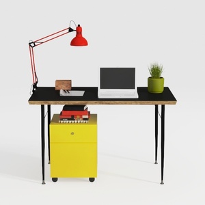 ProTuning Scrivania MICKE, 105x50 cm, antracite/rosso