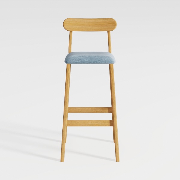 Solid Wood Bar Stools Set of 8 Breakfast Dining Ch