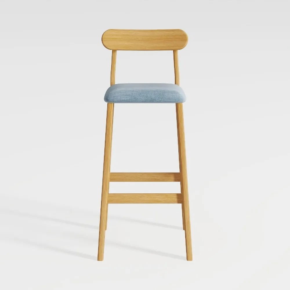 Solid Wood Bar Stools Set of 8 Breakfast Dining Ch