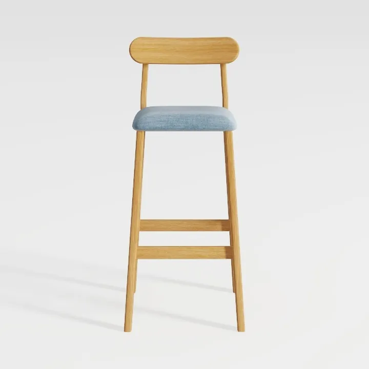 Solid Wood Bar Stools Set of 8 Breakfast Dining Ch