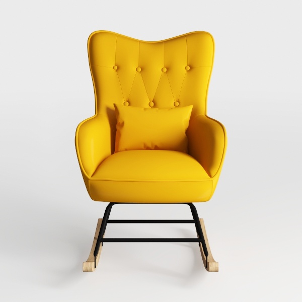 Home Office Desk Chair, Retro Vanity Swivel Task C