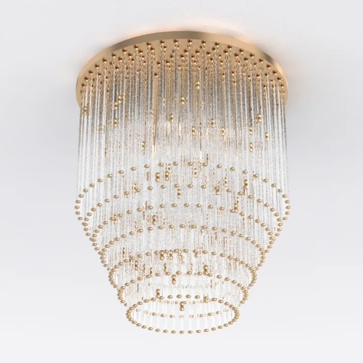 TOCHIC Capiz Shell Chandelier, 6-Light Chandelier 
