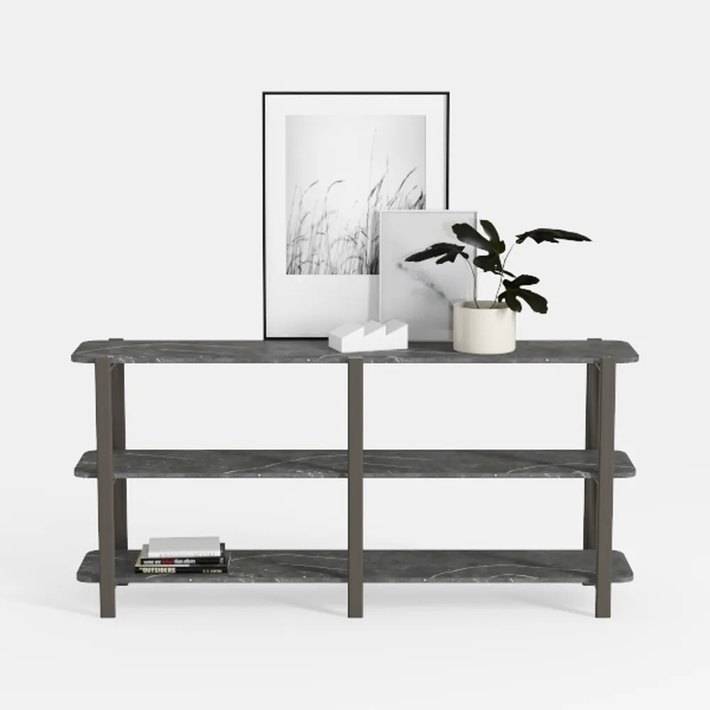 IBF Industrial Horizontal Bookshelf, Modern 5