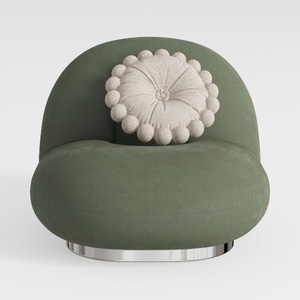 Kimi Accent Chair Short Vanity Chair With Back, Cu