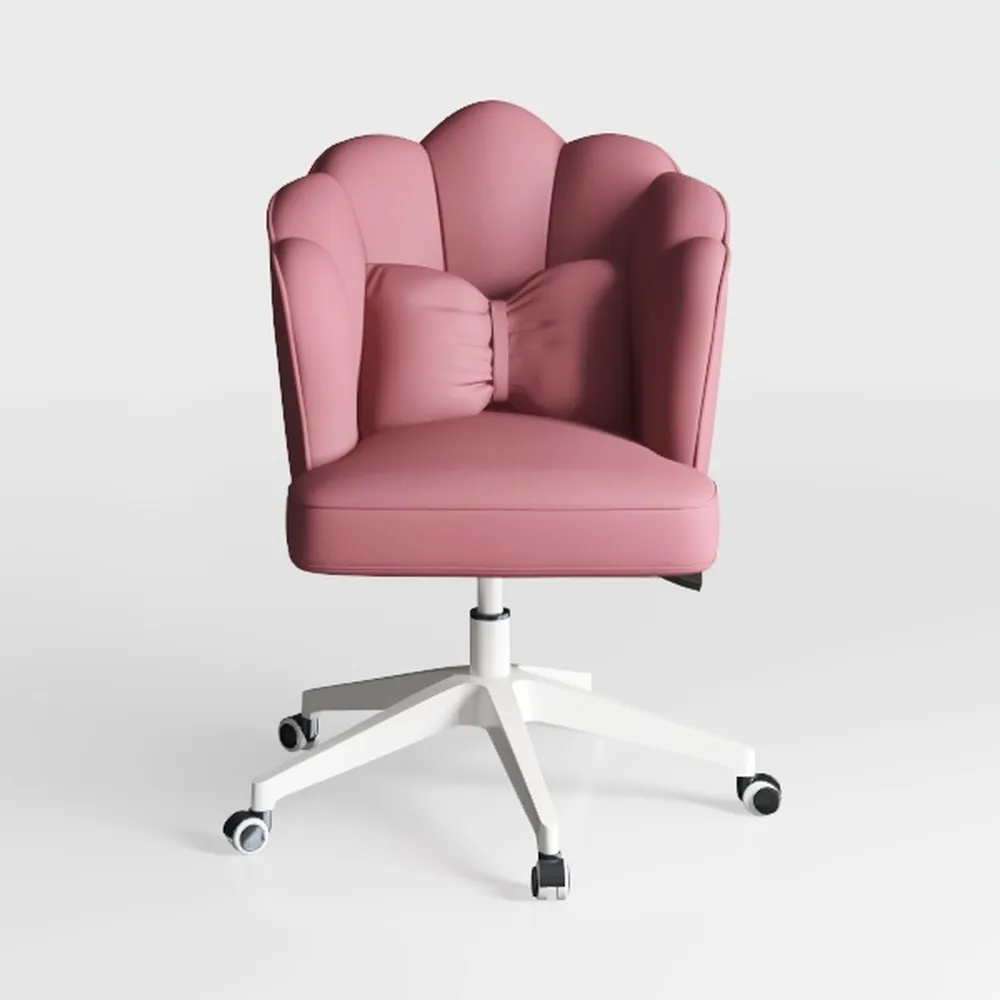 SSLine Elegant Velvet Desk Chair for Girls Women