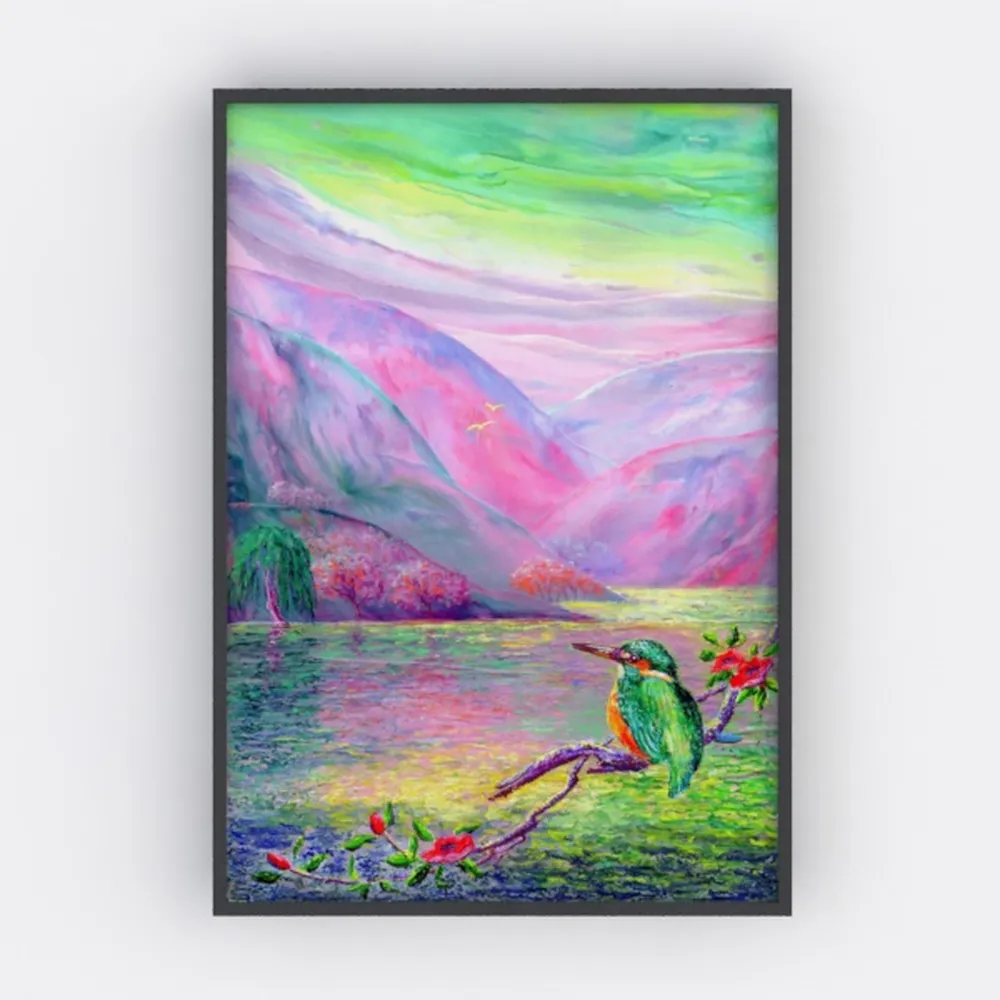 Wildflower Canvas Wall Art Colorful Floral