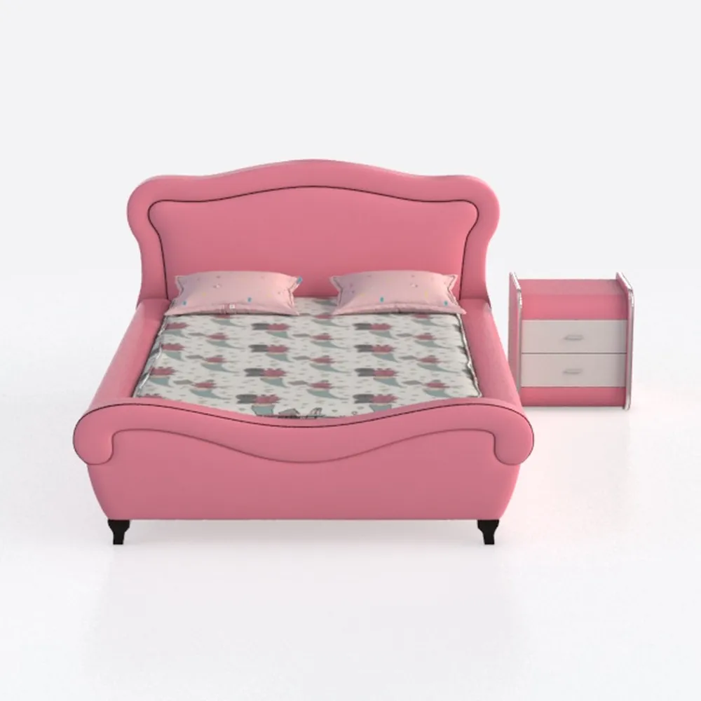 Canterbury 3-Piece Pink and Silver Full Bedroom Se