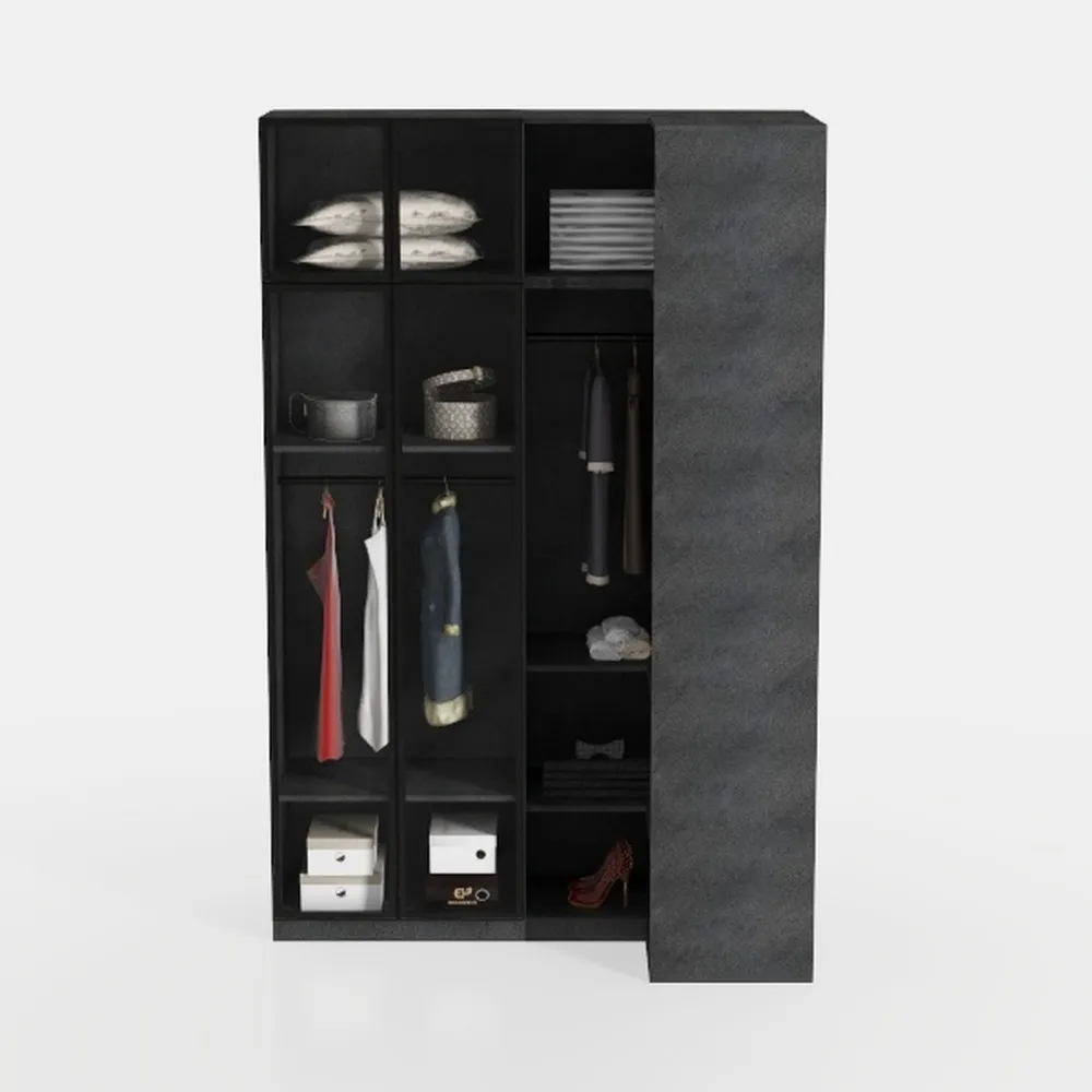 Vabches Bookcase with Corner Bookshelf, Bookcase