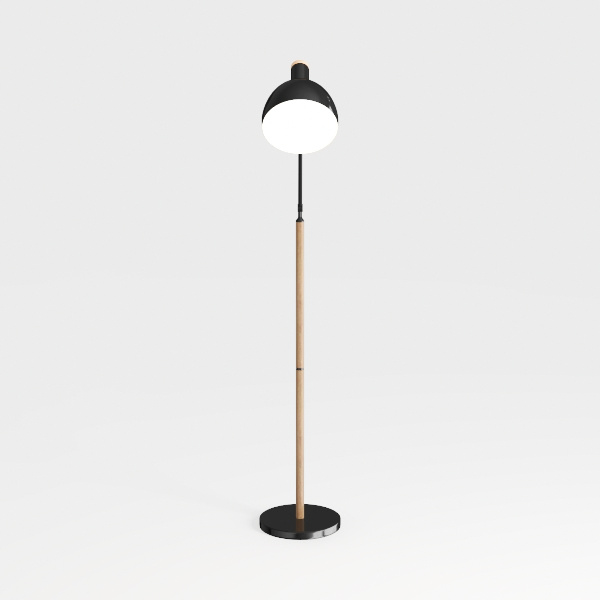 Mid Century Gold Globe Table Lamp Modern U-Shape