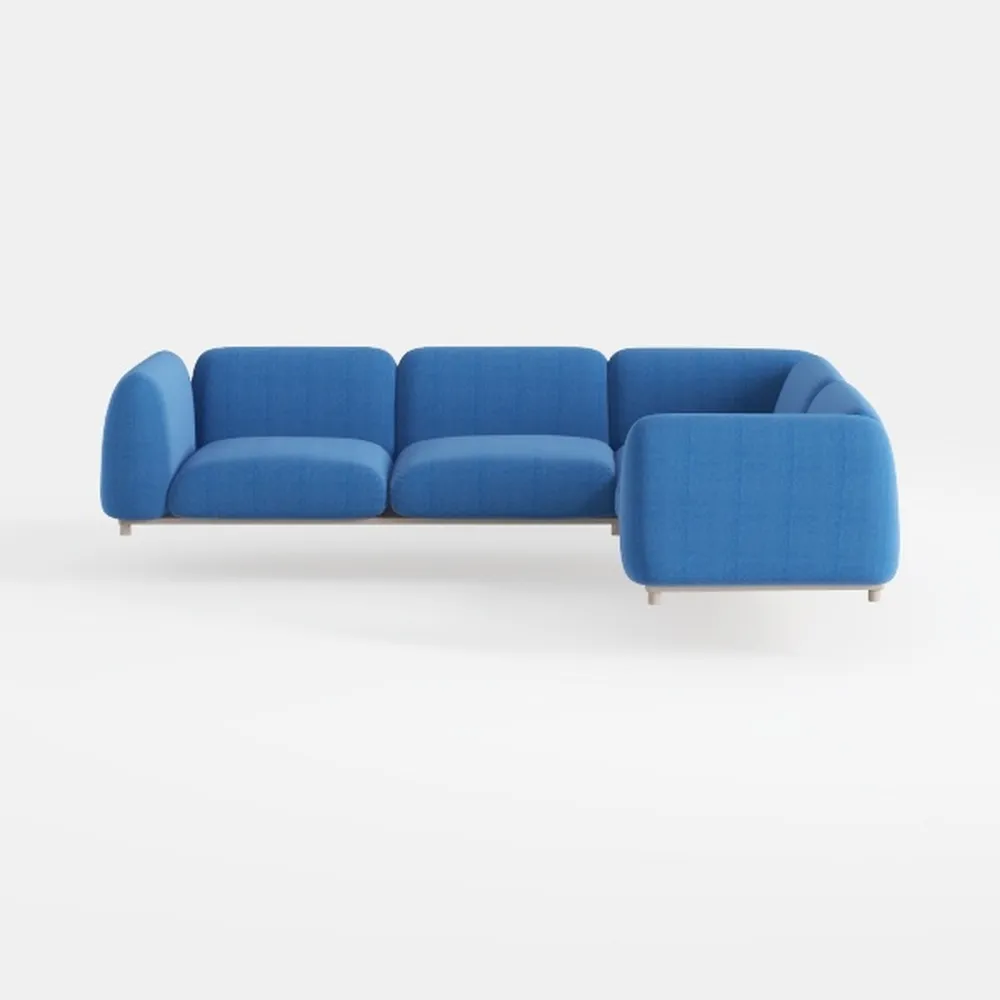 SPOFLYINN L Shaped Sectional Sofa with Storage Foo