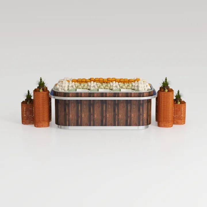 vegetable stand-Supermarket