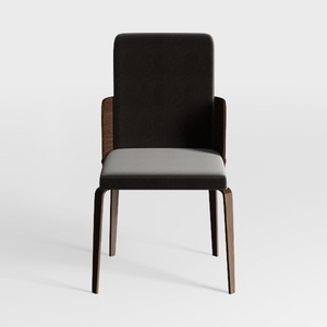 Ergonomic Solid Wood Chair Home Living Room Chair 