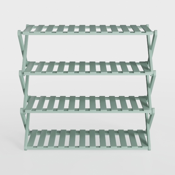 Himimi 72&quot; H Storage Shelves 4 Tier Metal Shelving