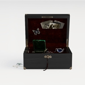 jewel case-Red & Black