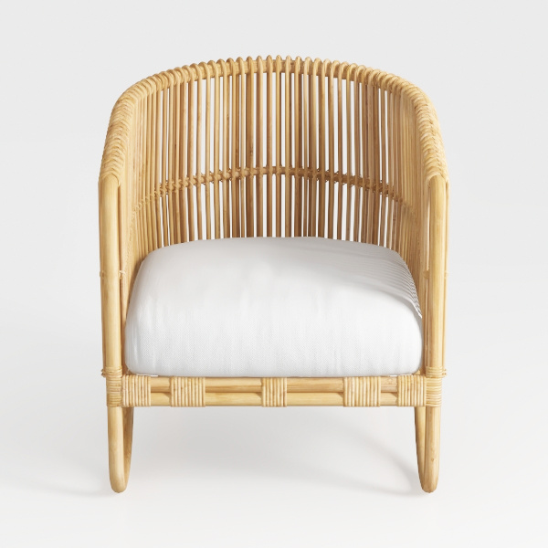 Baxton Studio Murai Modern Bohemian Natural Brown