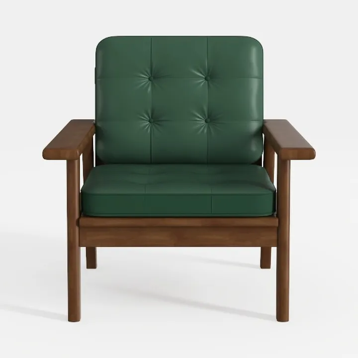 Lexicon Modern Accent Chair, Luxury Genuine