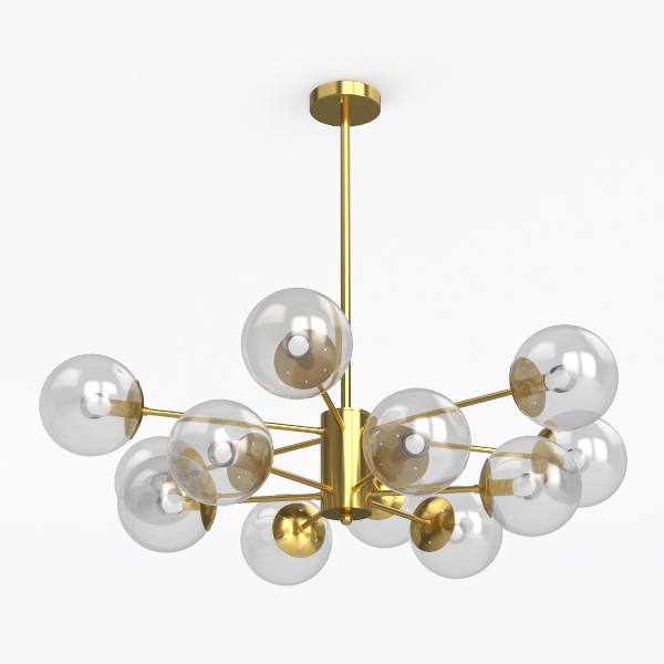 KCO Lighting 7-Lights Mid Century Modern Flush