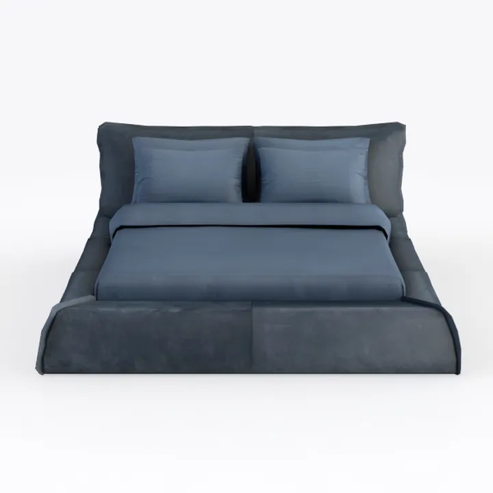 Pemberly Row Queen Velvet Tufted Upholstered Stora