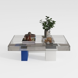 Lift Top Coffee Table with Storage Drawers, 2 Tier