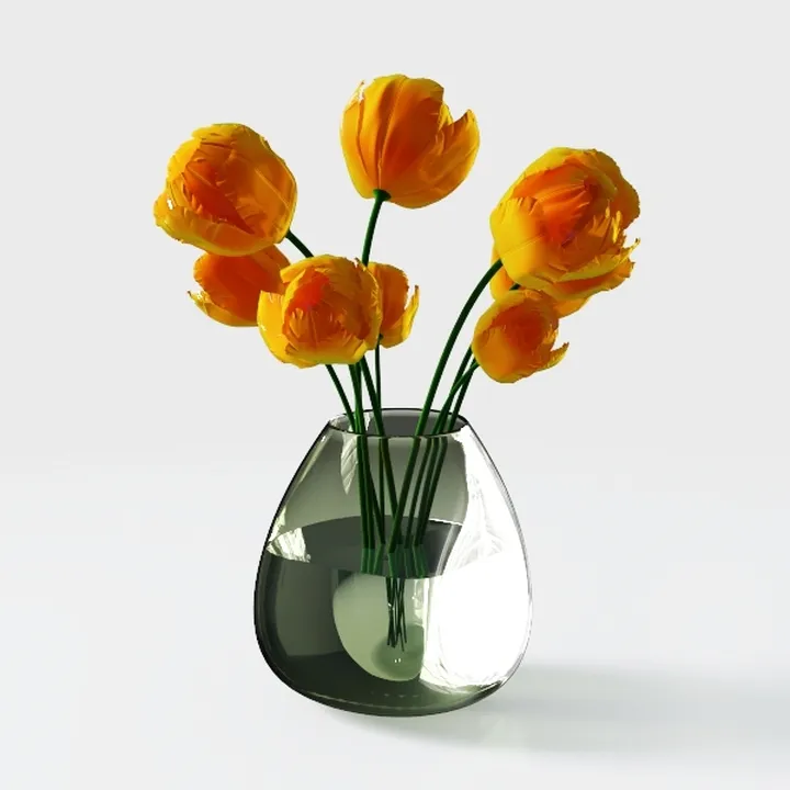 Artificial Magnolia Flower Branch - Realistic Fake