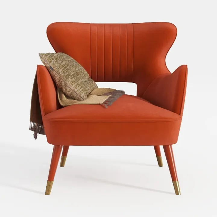 Aimerive Sherpa Chair, Mid-Century Modern Living R