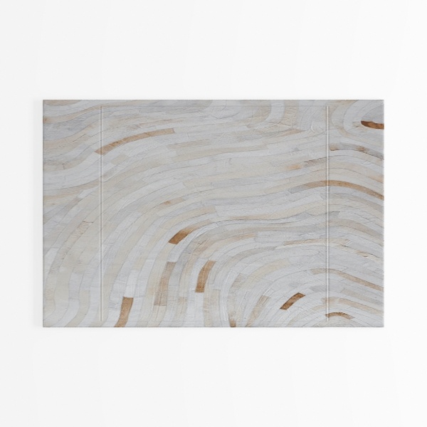 4x6 Light Grey Fluffy Shag Area Rug for Bedroom